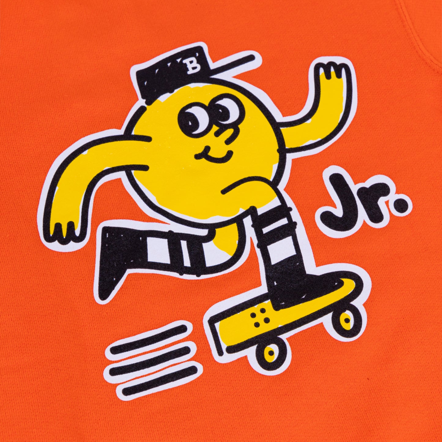KIDS ORANGE CREW NECK SWEATSHIRT