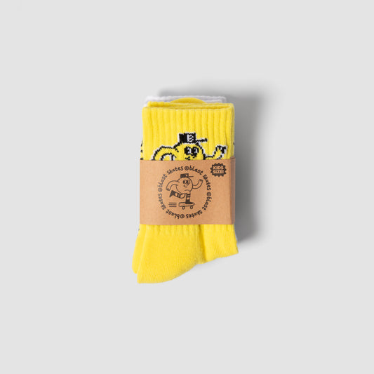 BLAST KIDS LOGO SKATE SOCKS (2 PACK)