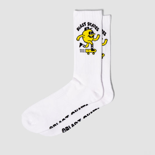 MASCOT LOGO CREW SOCKS - WHITE