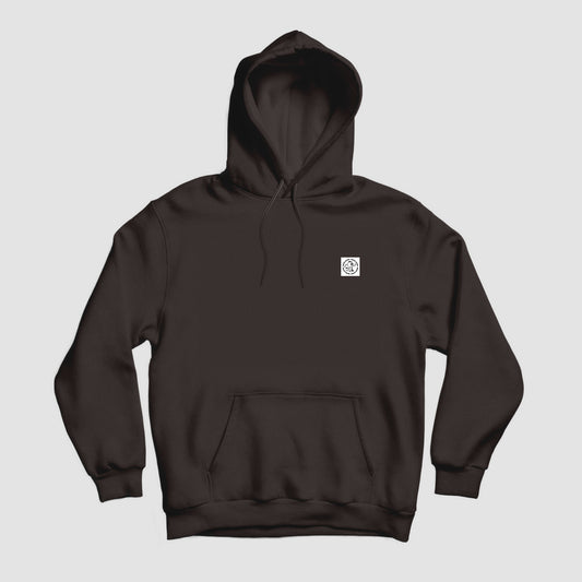 ROUND LOGO HOODY - CHARCOAL