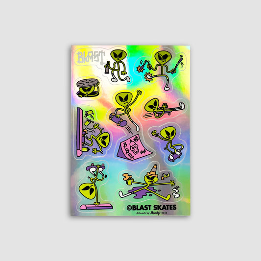 ALIEN DEMO STICKER SHEET