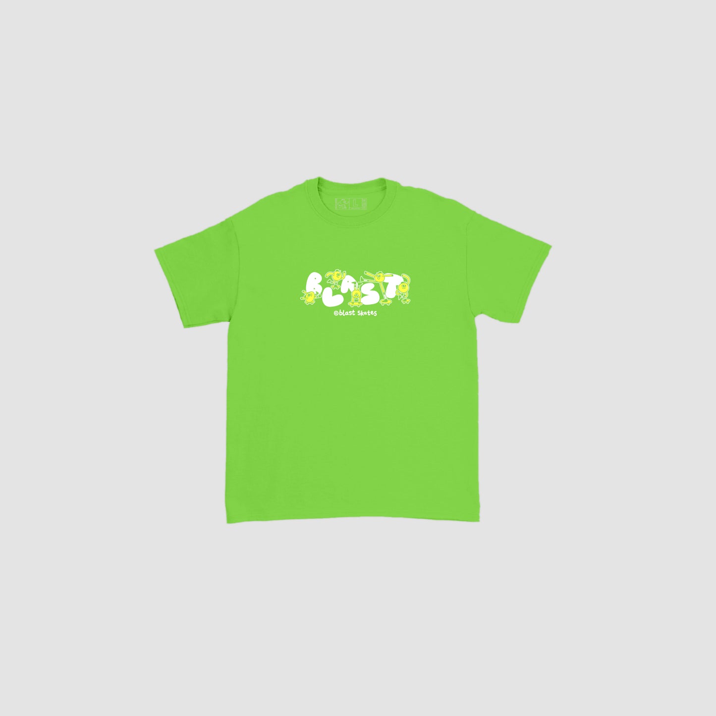 KIDS BUBBLE TRIX T-SHIRT (LIME)