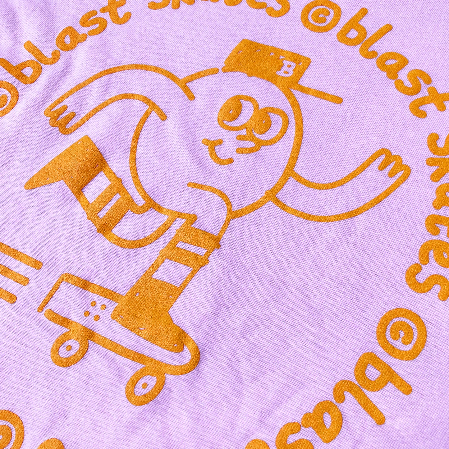 KIDS BLOSSOM PINK ROUND LOGO T-SHIRT