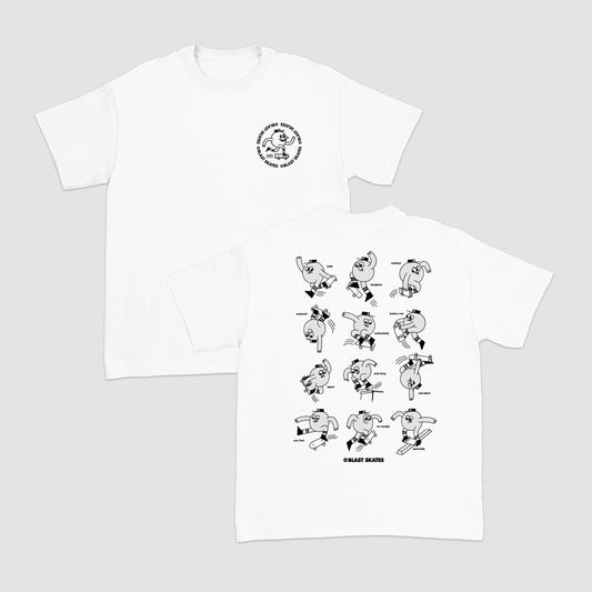 MASCOT STUNTS T-SHIRT WHITE