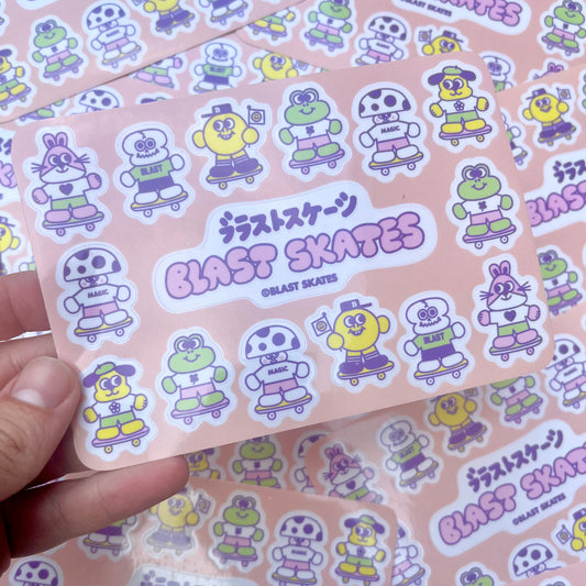 MINI BUDDIES STICKER SHEET