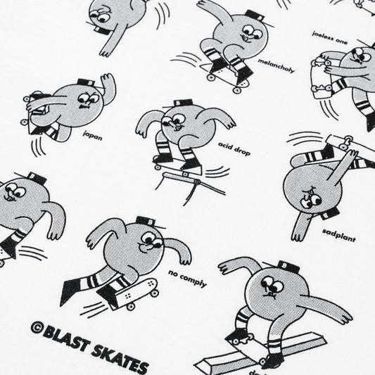 MASCOT STUNTS T-SHIRT WHITE