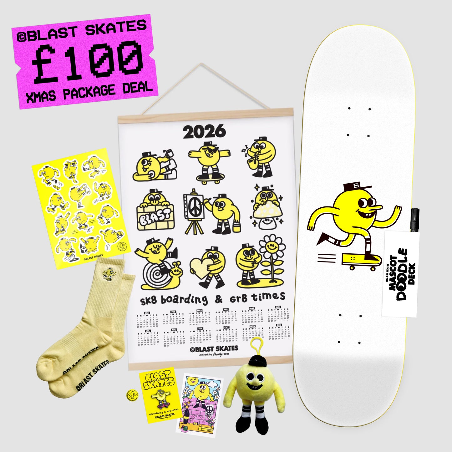 BLAST SKATES £100 PACKAGE DEAL