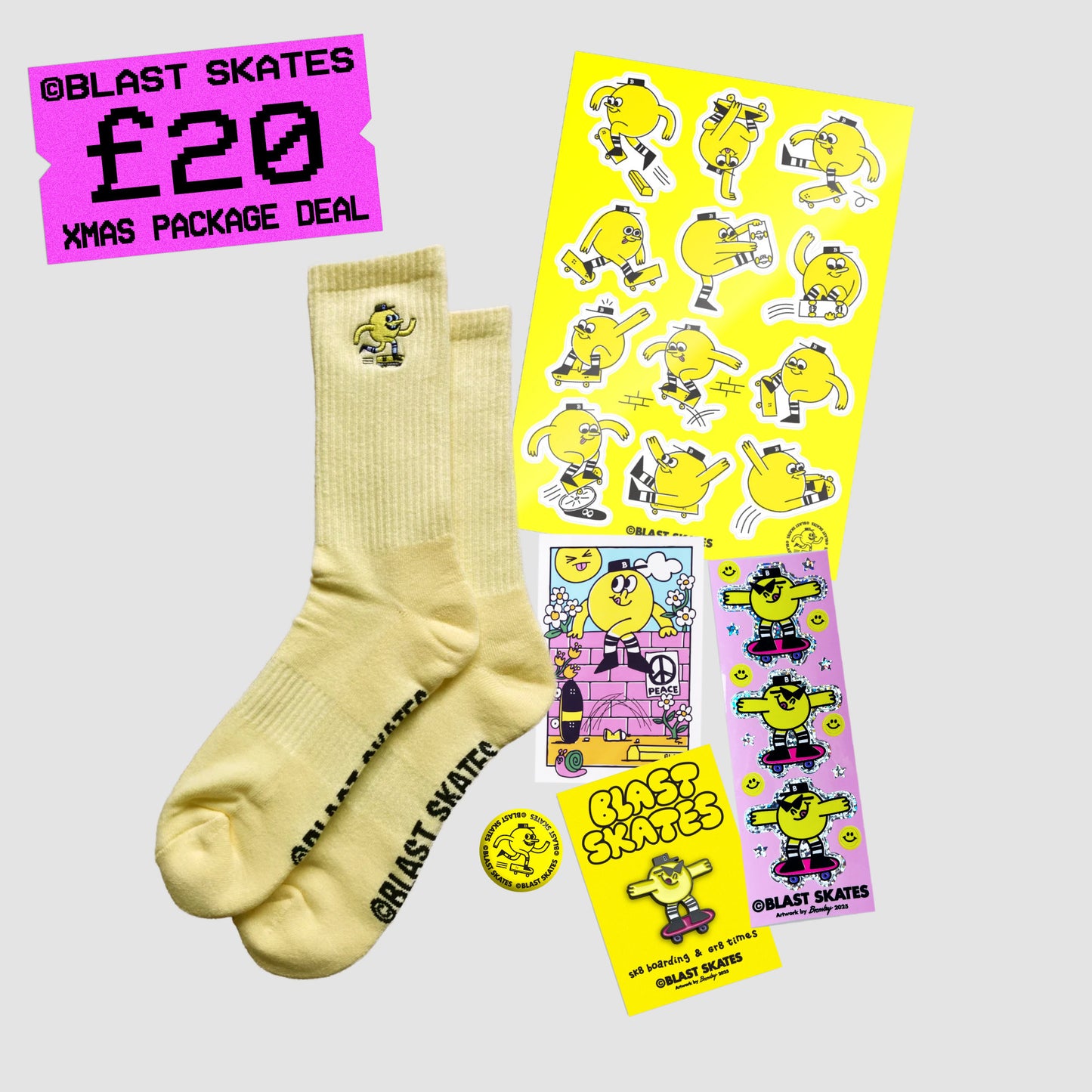 BLAST SKATES £20 PACKAGE DEAL