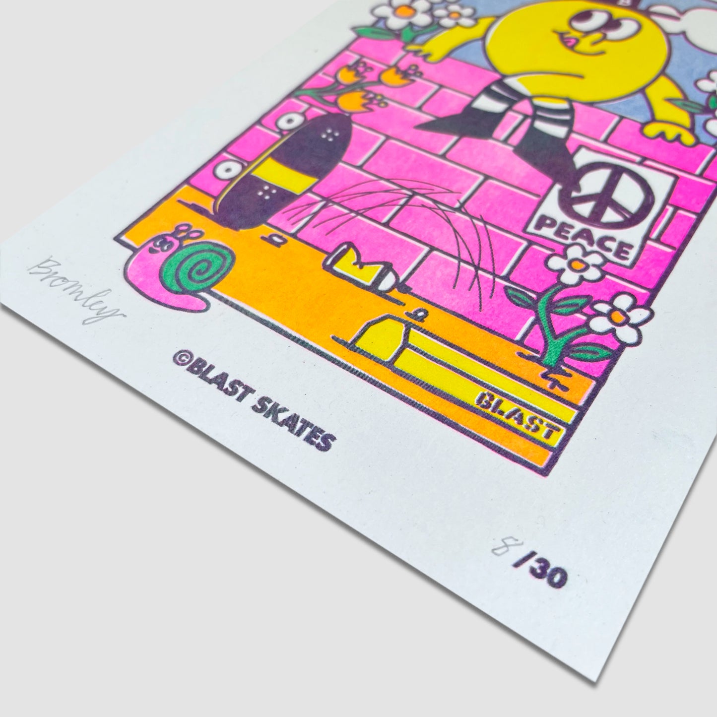 Humpty Dumpty A5 Risograph print