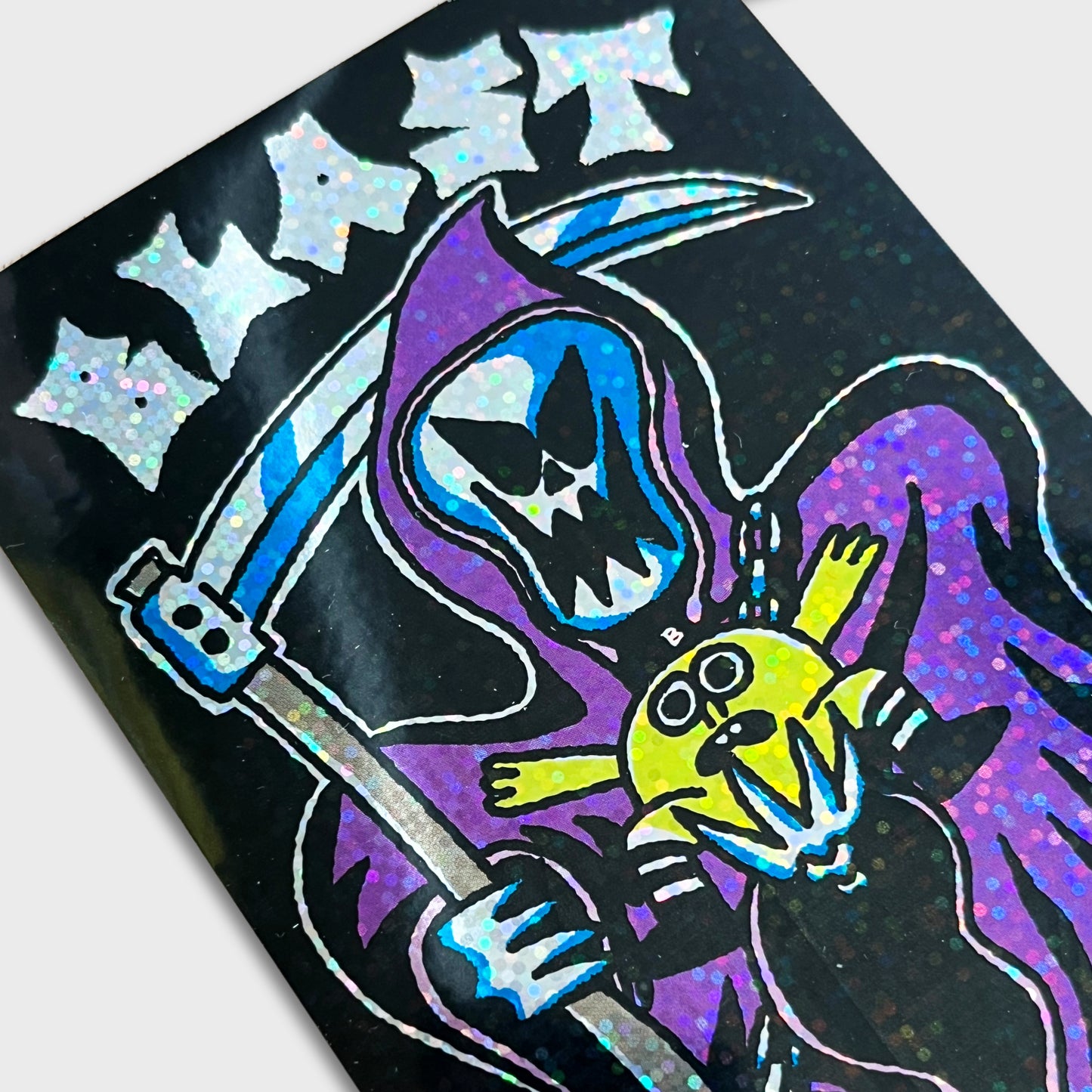 GLITTER REAPER STICKER