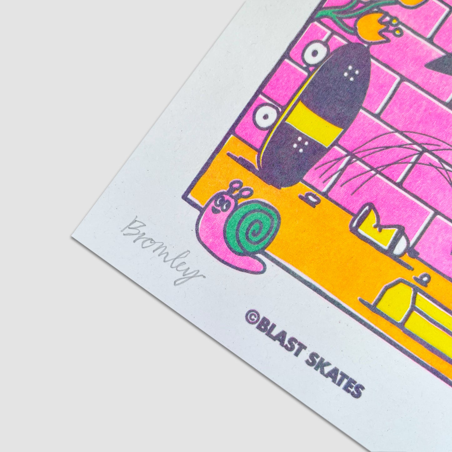 Humpty Dumpty A5 Risograph print