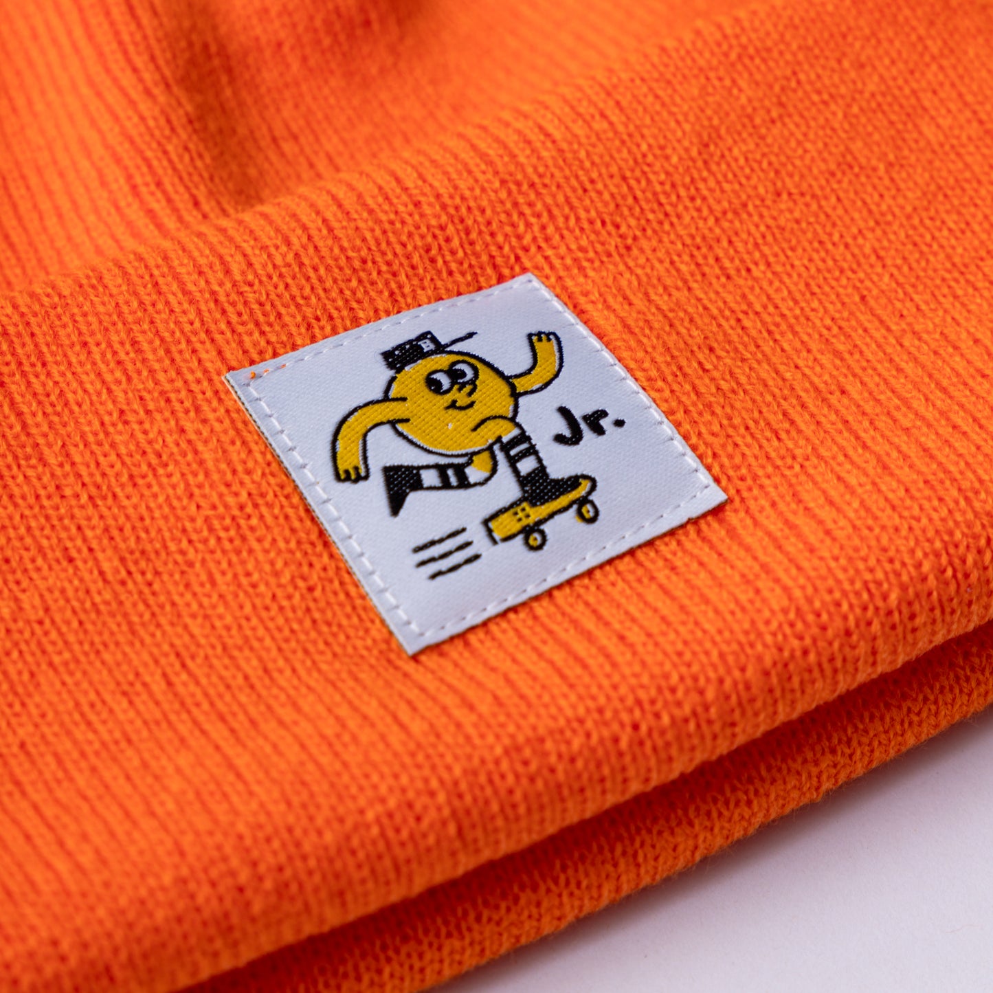 KIDS ORANGE MASCOT LOGO BEANIE