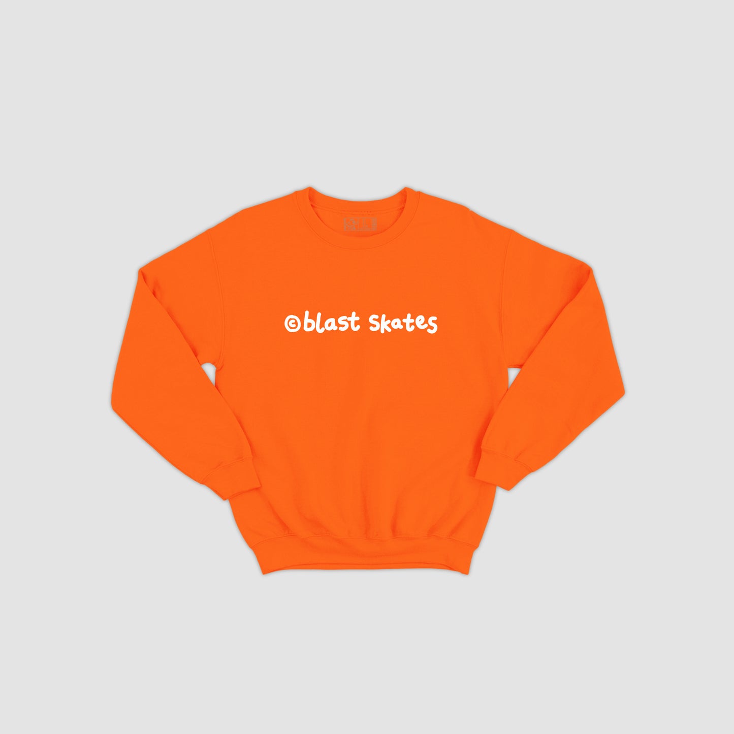 KIDS ORANGE CREW NECK SWEATSHIRT