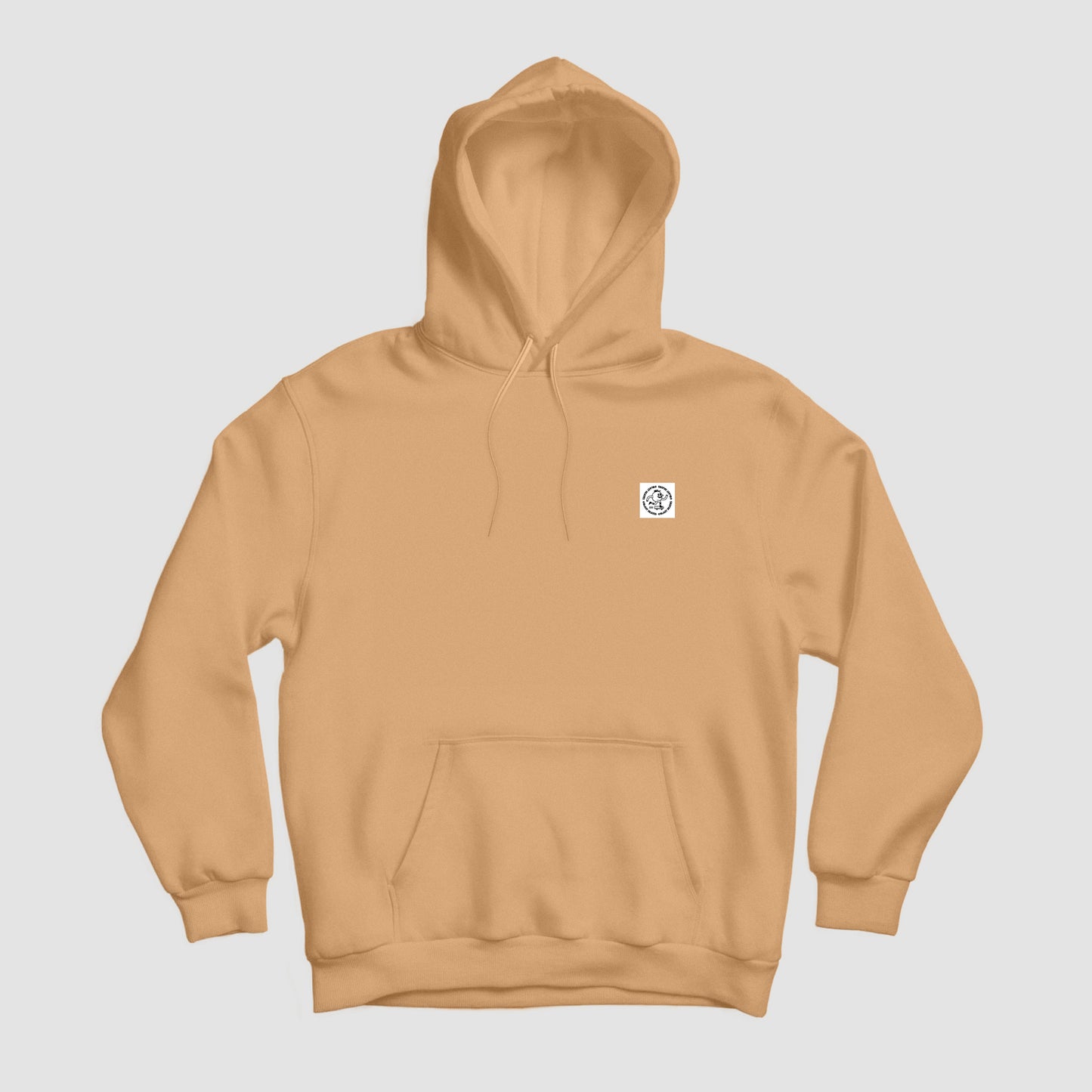 ROUND LOGO HOODY - CLAY