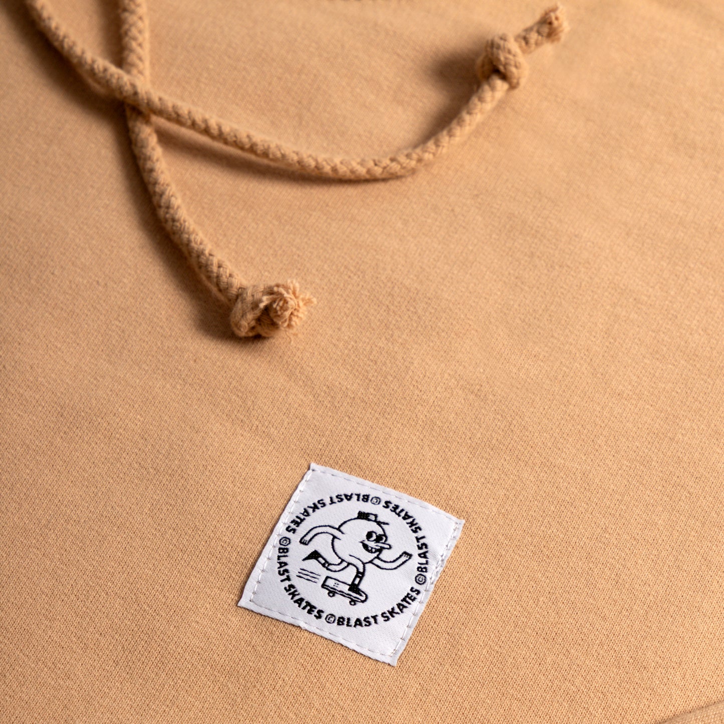 ROUND LOGO HOODY - CLAY