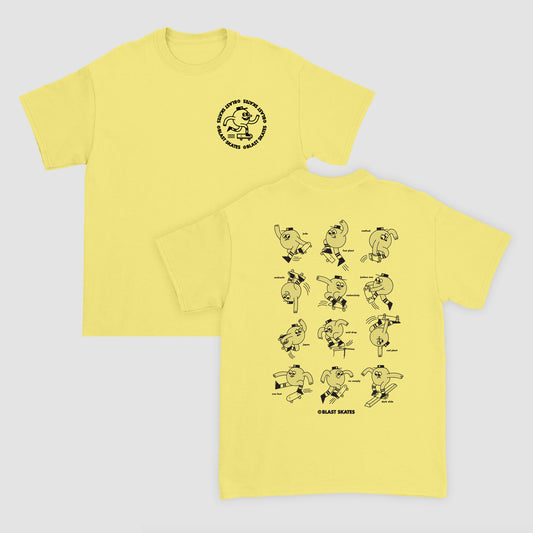 MASCOT STUNTS T-SHIRT SOFT YELLOW