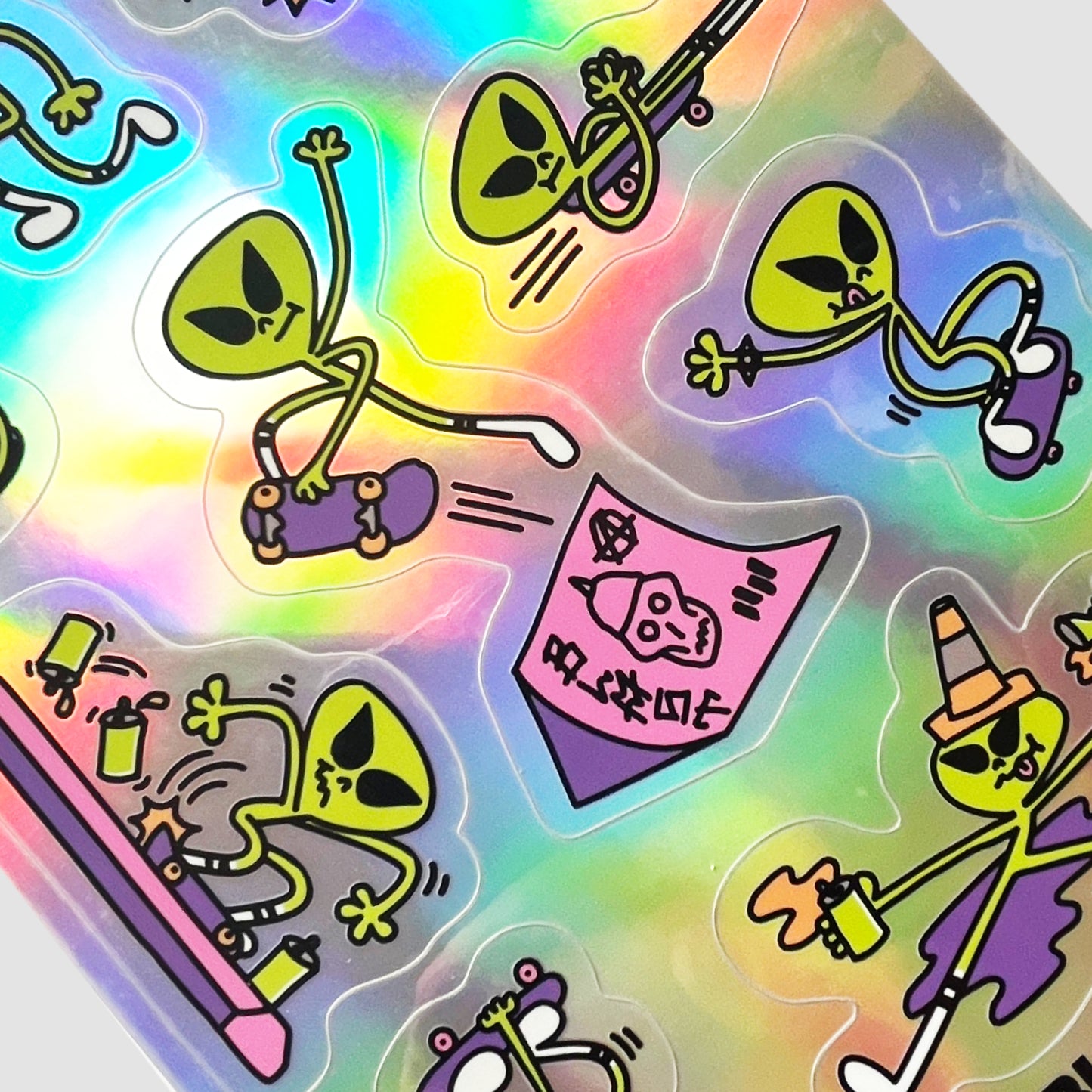 ALIEN DEMO STICKER SHEET