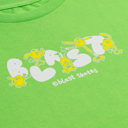 KIDS BUBBLE TRIX T-SHIRT (LIME)
