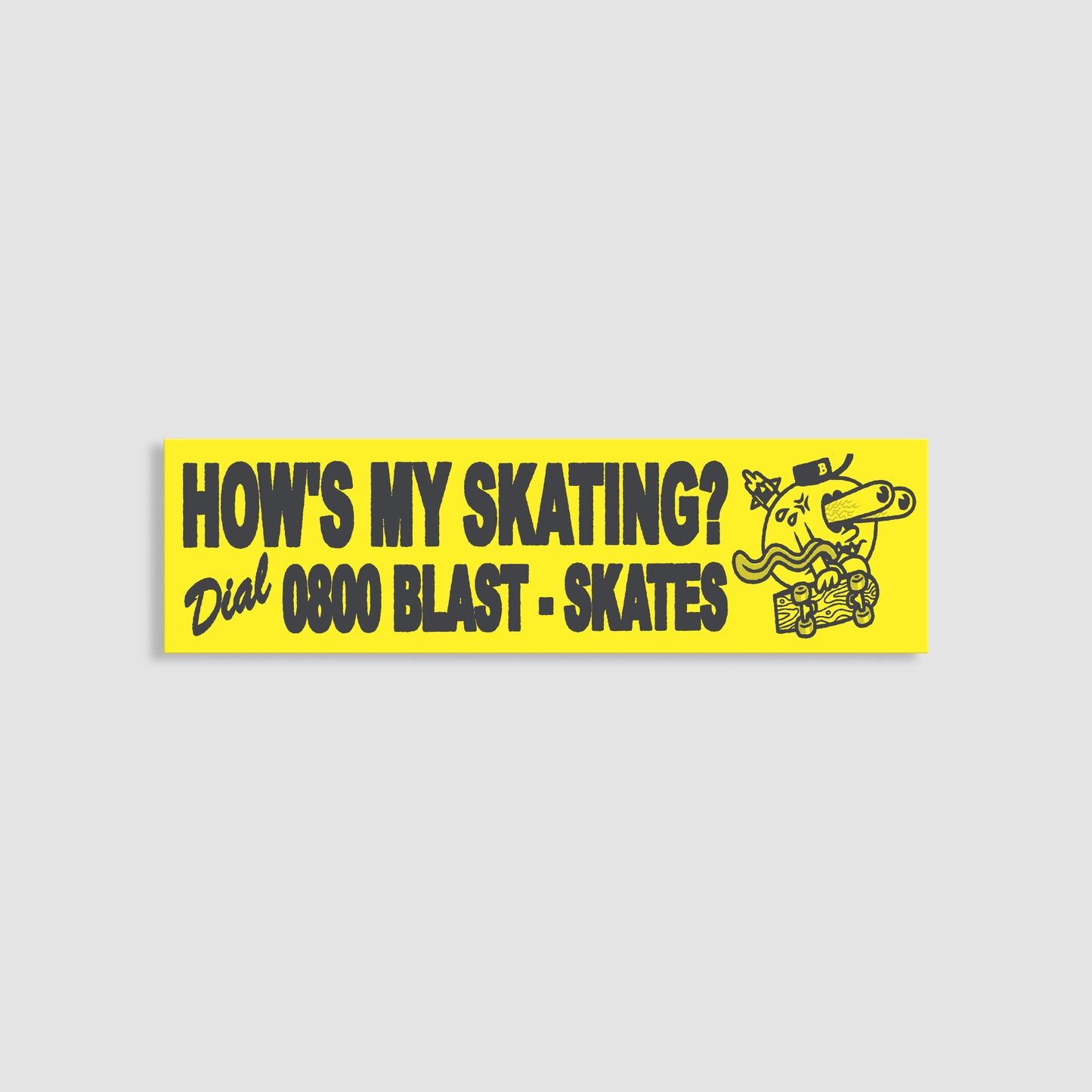 ACID BLASTER BUMPER STICKER