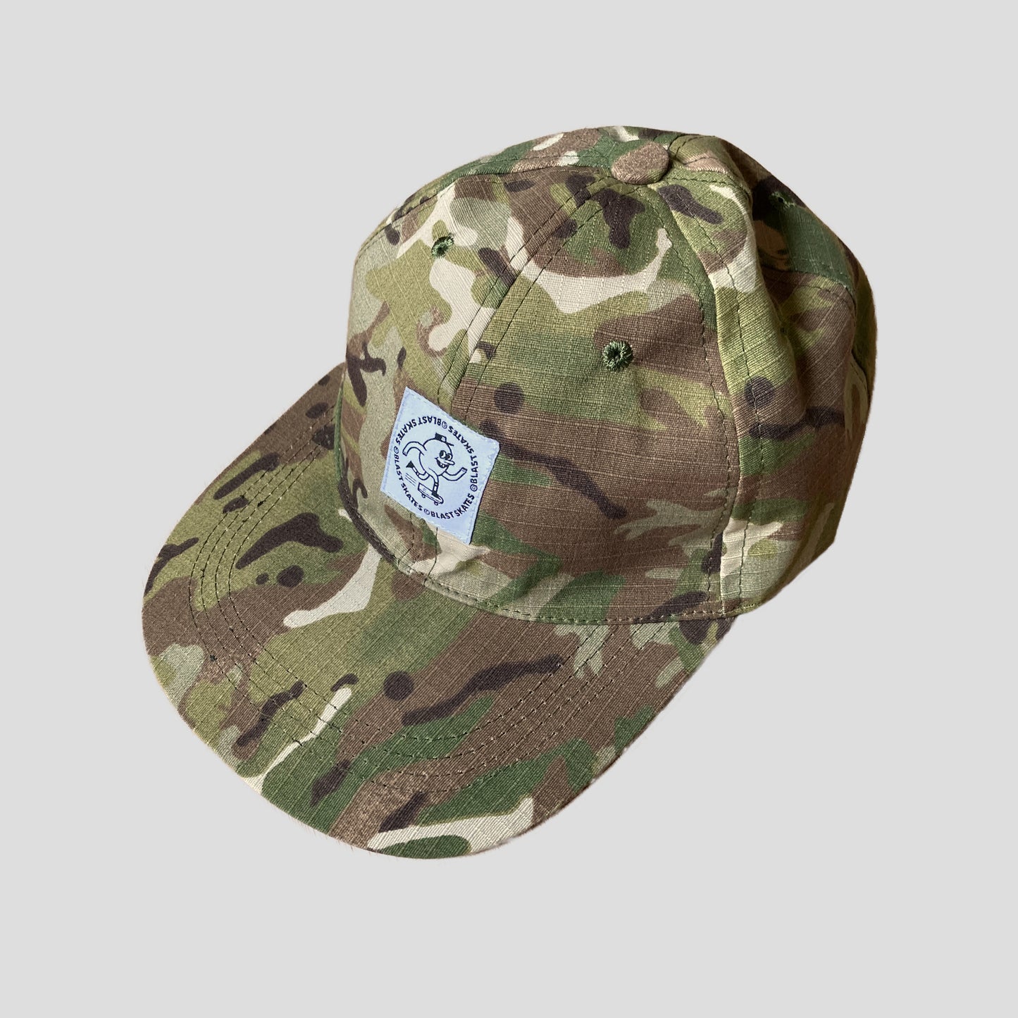 ROUND LOGO RIPSTOP CAMO CAP