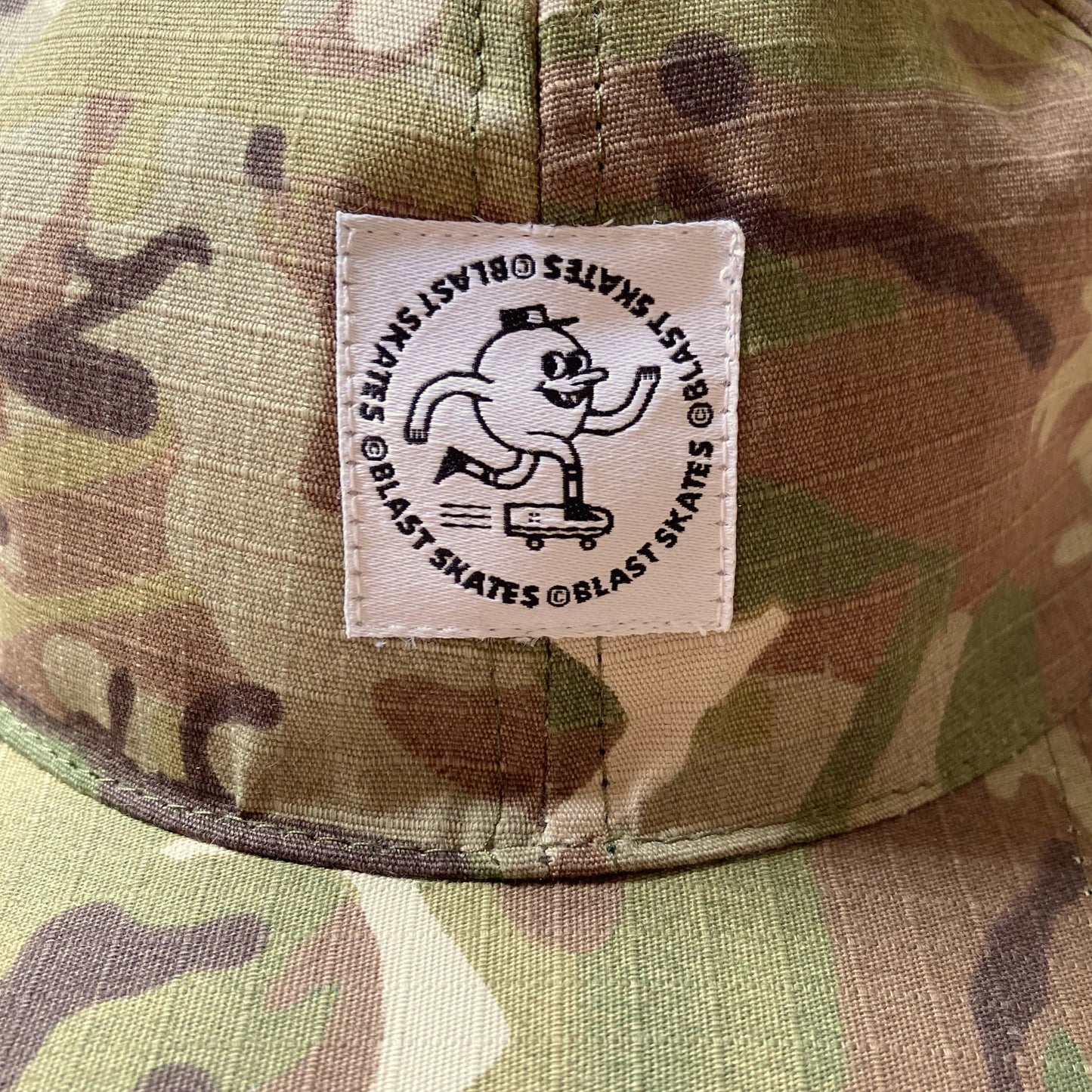 ROUND LOGO RIPSTOP CAMO CAP