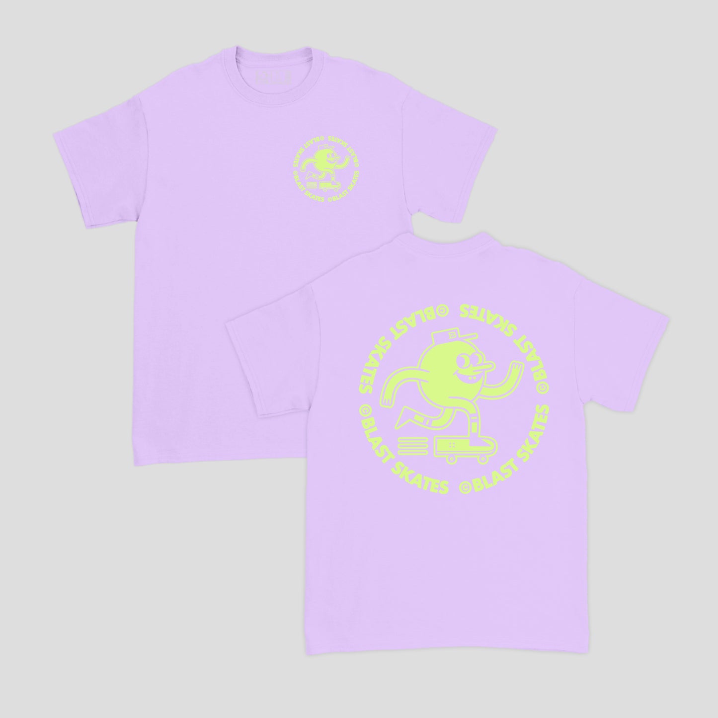 LILAC ROUND LOGO T-SHIRT