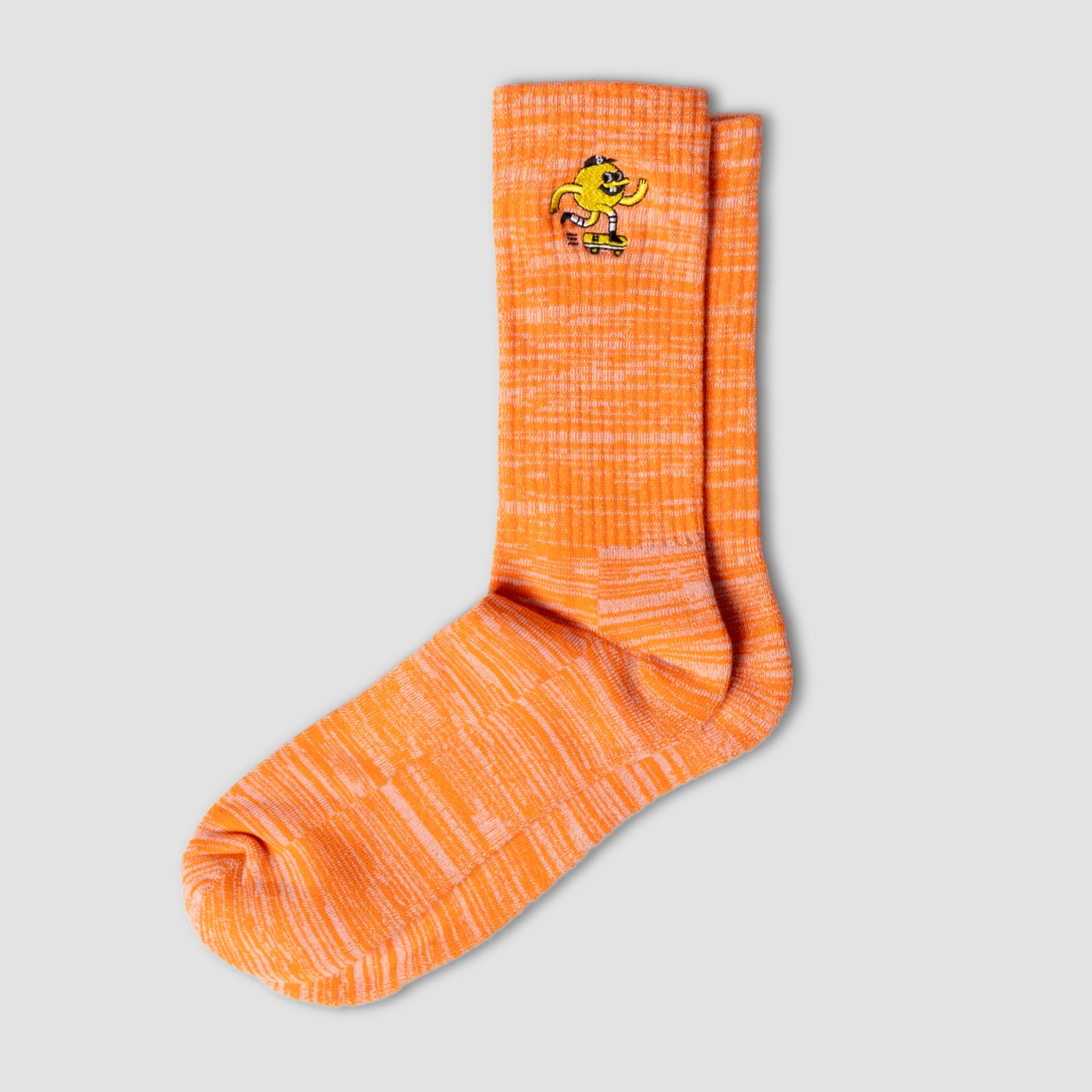 SPACE DYE EMBROIDERED MASCOT SOCKS