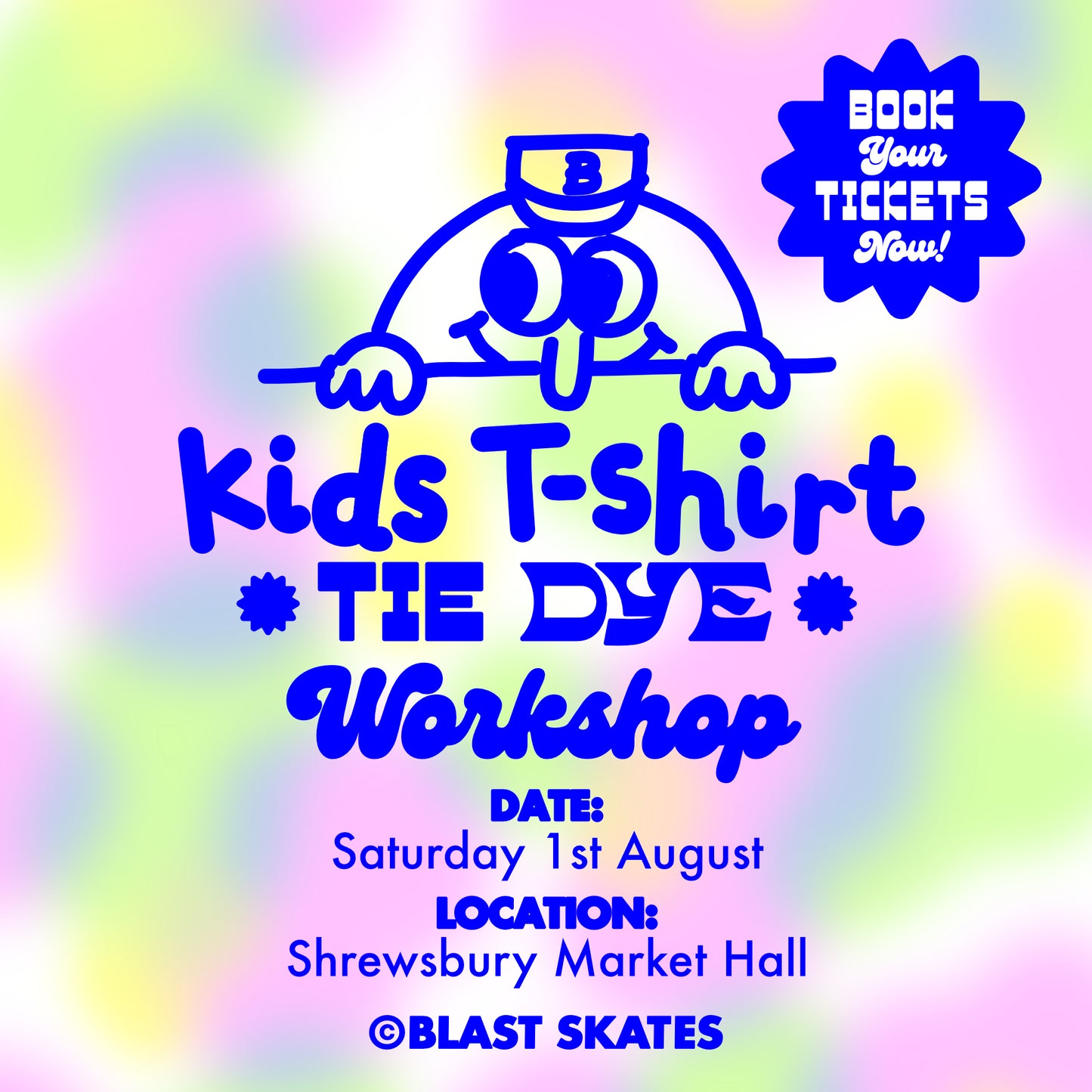 KIDS T-SHIRT- TIE DYE WORKSHOP TICKET