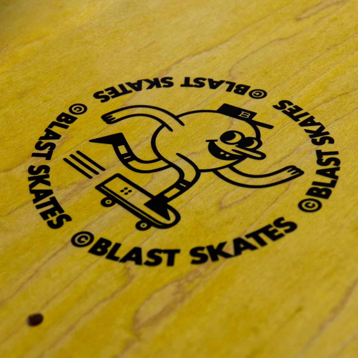 YELLOW STAIN MASCOT LOGO DECK