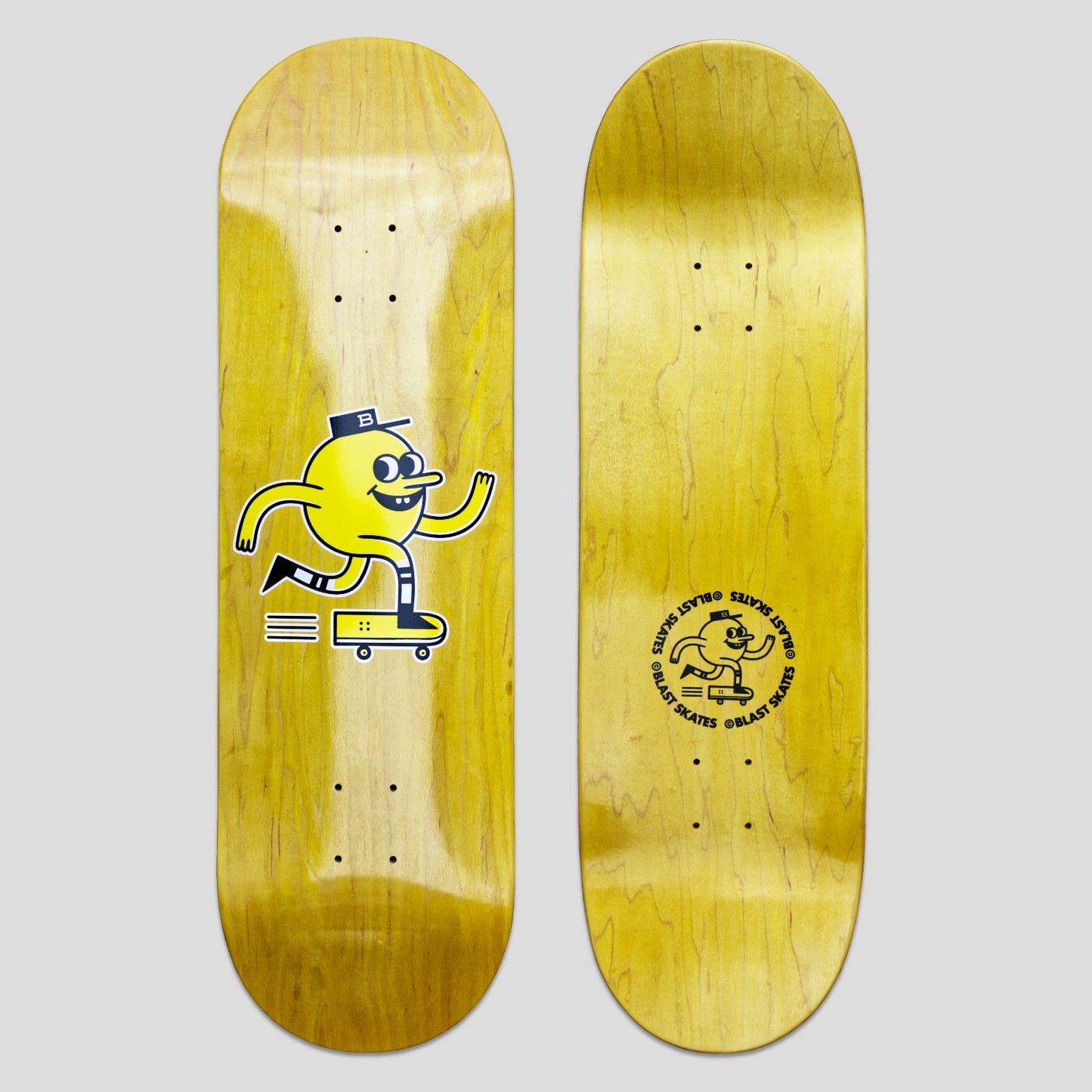 YELLOW STAIN MASCOT LOGO DECK